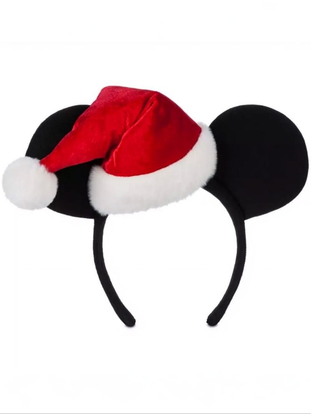 Disney Parks Mickey Santa Hat Ears Earband - NWT
